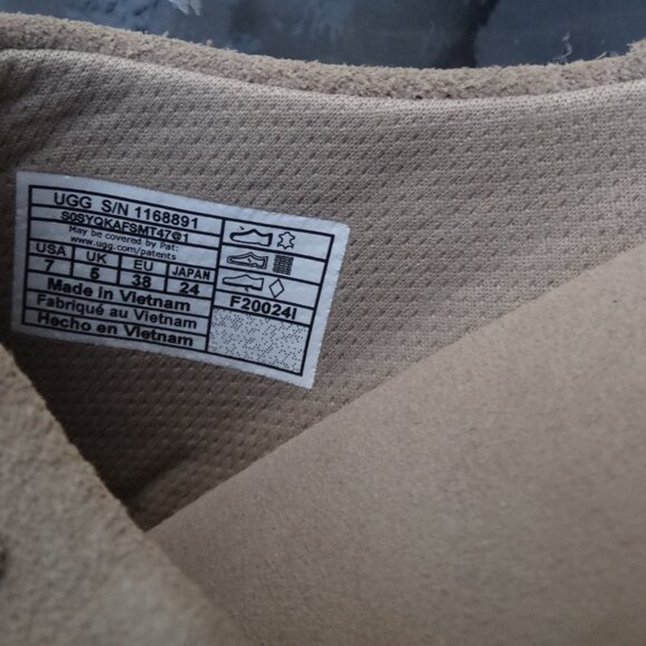 NEW no box UGG New Heights Sunwave Suede Clogs Size 7, Mustard Seed - Picture 5 of 8